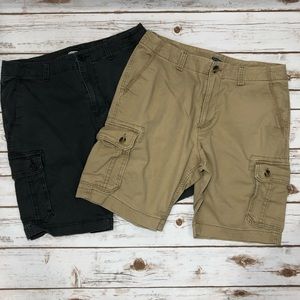 Men’s Old Navy Cargo Shorts 2PC Bundle | Size 34